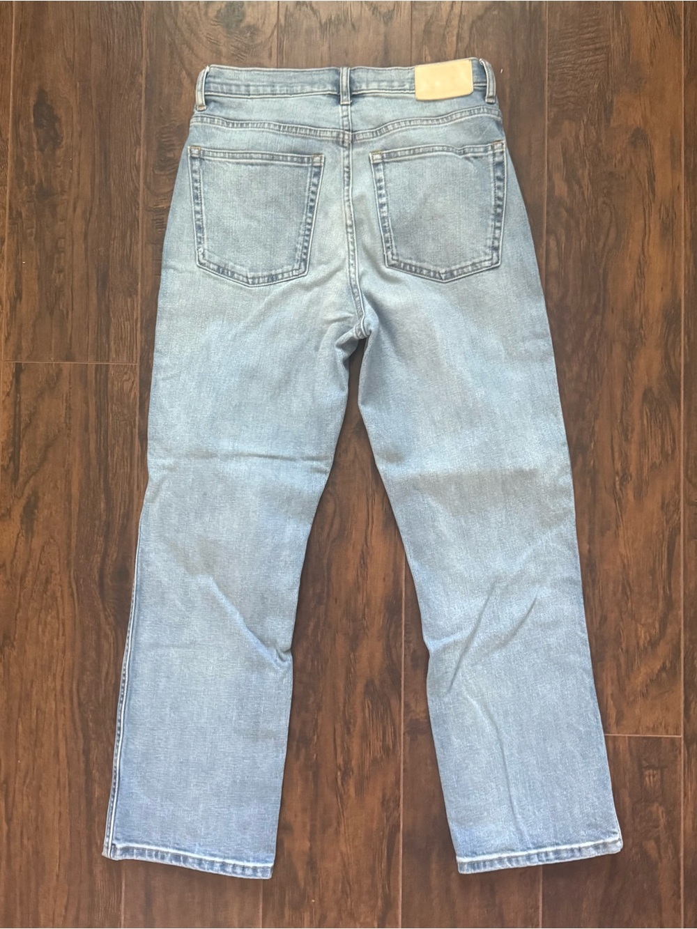 Everlane The Cheeky Bootcut Crop Jean Light Wash Sunbleached Blue Size 27